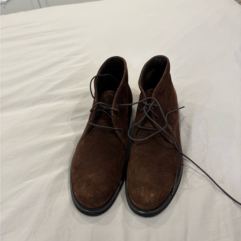 Tod's Dark Brown Chukka Boots